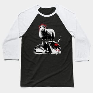 Sheep not Lions Baseball T-Shirt